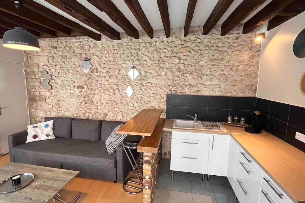 Duplex Cosy Myfontainebleau Hyper Centre Apartment Luaran gambar