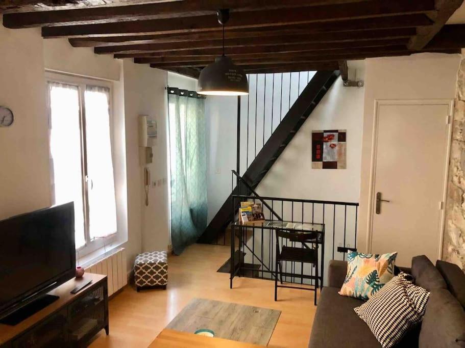 Duplex Cosy Myfontainebleau Hyper Centre Apartment Luaran gambar