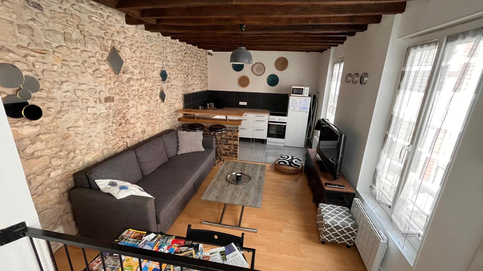 Duplex Cosy Myfontainebleau Hyper Centre Apartment Luaran gambar