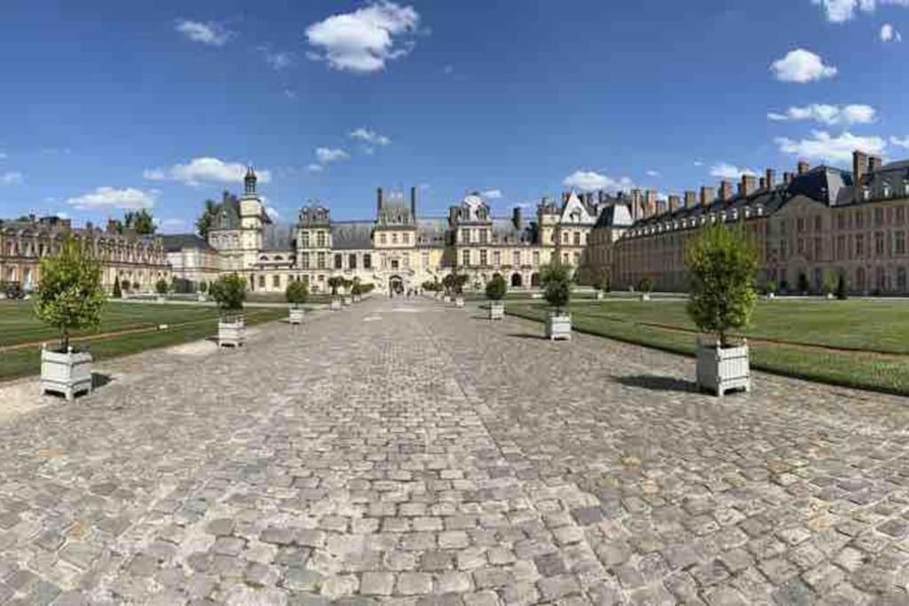 Duplex Cosy Myfontainebleau Hyper Centre Apartment Luaran gambar