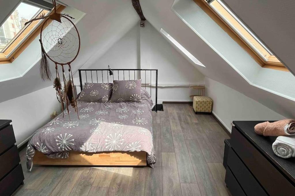 Duplex Cosy Myfontainebleau Hyper Centre Apartment Luaran gambar